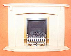 Marble HoIe in Wall fireplace designs