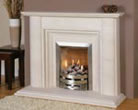 Estoril   Limestone Fireplace by Newman Fireplaces