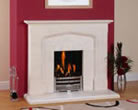 Tudor slimline  Limestone Fireplace by Newman Fireplaces